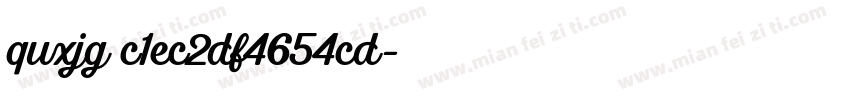 quxjg c1ec2df4654cd字体转换